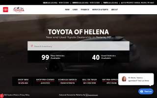 Toyota of Helena website