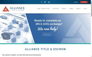 Alliance Title & Escrow of Kalispell website