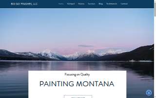 Big Sky Finishes website
