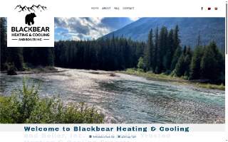 Blackbear Heating & Cooling and Boiler, Inc website