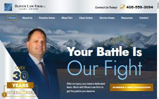 Bliven Law Firm, P.C. website