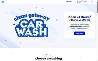 Clean Getaway Car Wash website