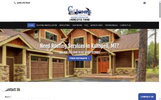 CM Jones Construction and Roofing website