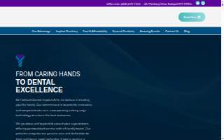 Flathead Dental Implant Arts website
