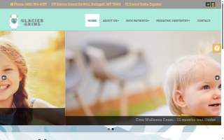 Glacier Grins Pediatric Dentistry, PLLC website