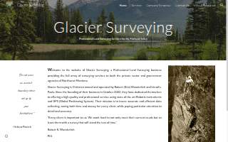 Glacier Surveying website