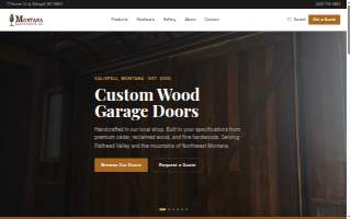 Montana Garage Door, Inc website