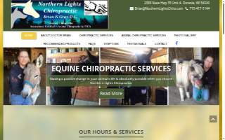Northern Lights Chiropractic website