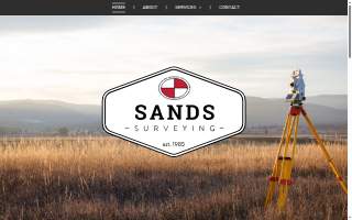 Sands Surveying website
