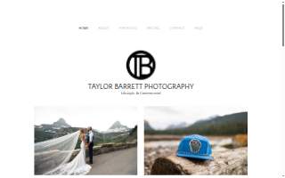 Taylor Barrett Photography website