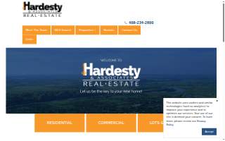 Hardesty & Associates Real Estate website