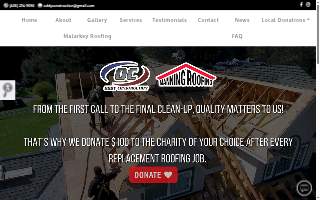 Oddy Construction/Manning Roofing website