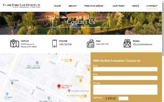 Clark Fork Law Offices, PC website