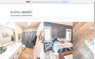 Cloth + Basket website