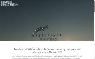Endurance Physio website