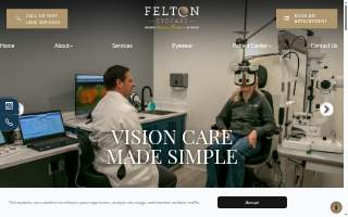 Felton Eyecare website