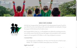 Fort Courage Child Care website