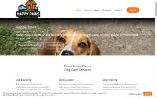 Happy Paws Missoula website