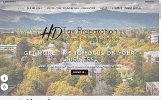 HD Tax Preparation & Small Business Services website