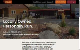Hellgate Canyon Storage website