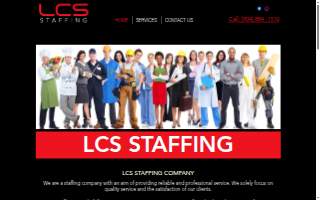 LC Staffing website