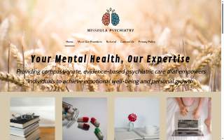 Mandy Holloron Psychiatry LLC DBA Missoula Psychiatry website