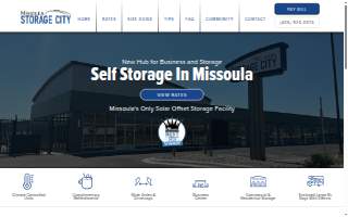 Missoula Storage City website