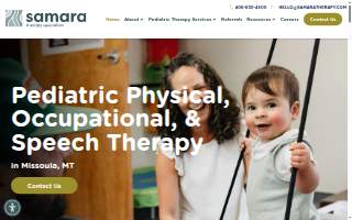 Samara Therapy Specialists website