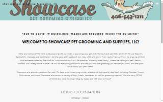 Showcase Pet Grooming & Supplies, LLC website