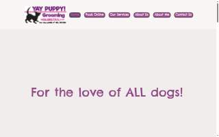 Yay Puppy Grooming website
