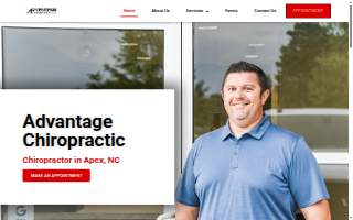 Advantage Chiropractic website