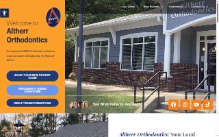 Altherr Orthodontics website