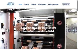 Apex Moving & Packing website