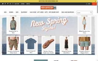 Apex Outfitter & Board Co. website