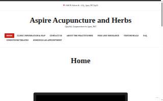 Aspire Acupuncture and Herbs website