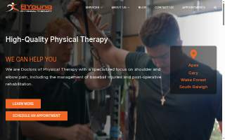 BYoung Physical Therapy website