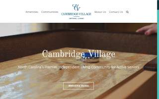 Cambridge Village of Apex website