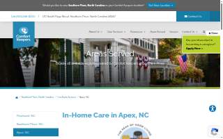 Comfort Keepers Home Care of Apex website