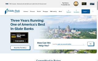 Fidelity Bank website
