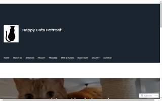 Happy Cats Retreat website