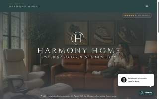 Harmony Home website