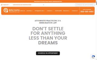 Immigration Law Firm website