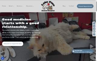Lake Pine Animal Hospital website