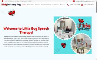 Little Bug Speech Therapy website