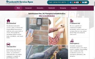 Locksmith Service Apex LLC website