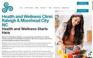 Parker Mason Wellness website