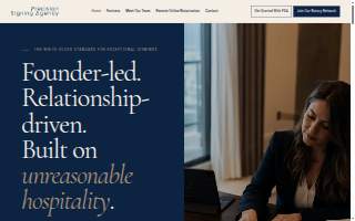 Precision Signing Agency website