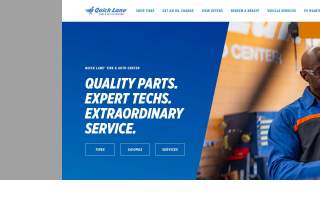 Quicklane Tire & Auto of Apex website