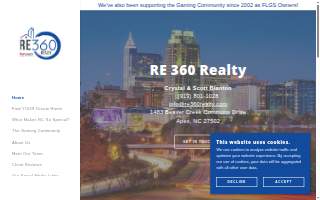 RE 360 Realty | Keller Williams Legacy Apex website