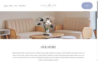 Sweet Talk Cafe website